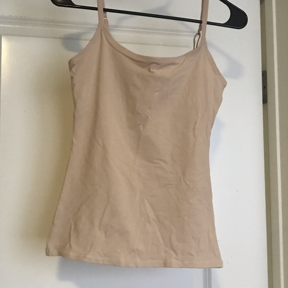 Pact organic cotton tank top XS w/built-in bra